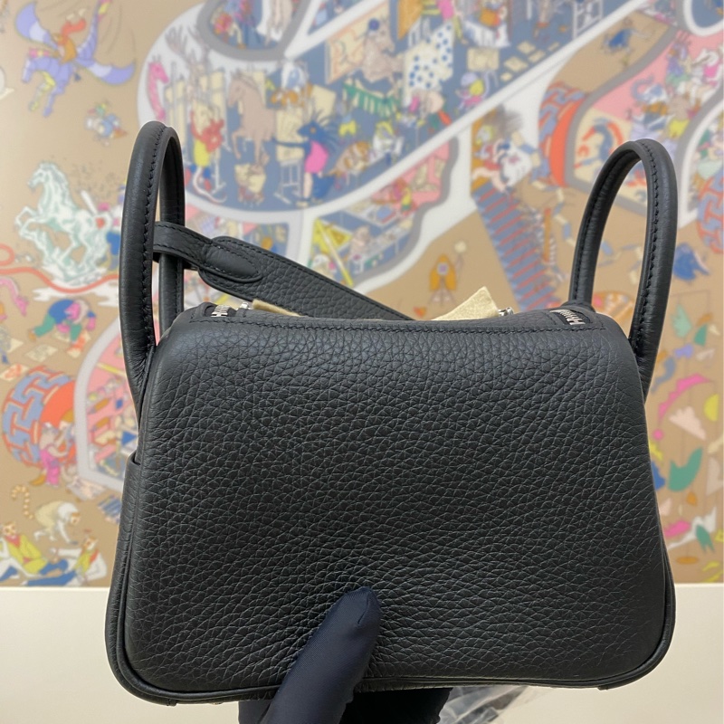 mini Lindy 黑、銀扣-1