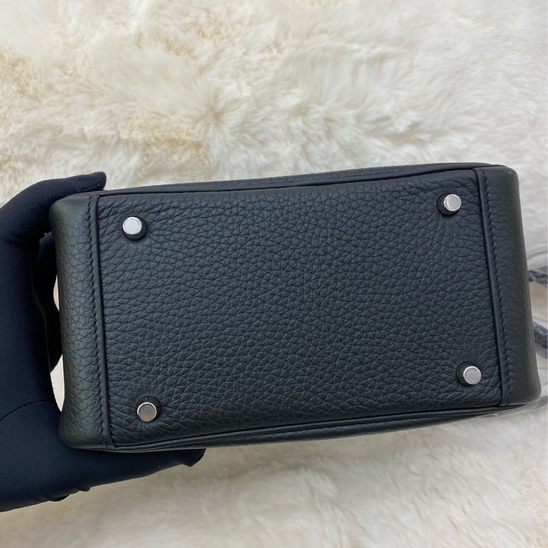 mini Lindy 黑、銀扣-2