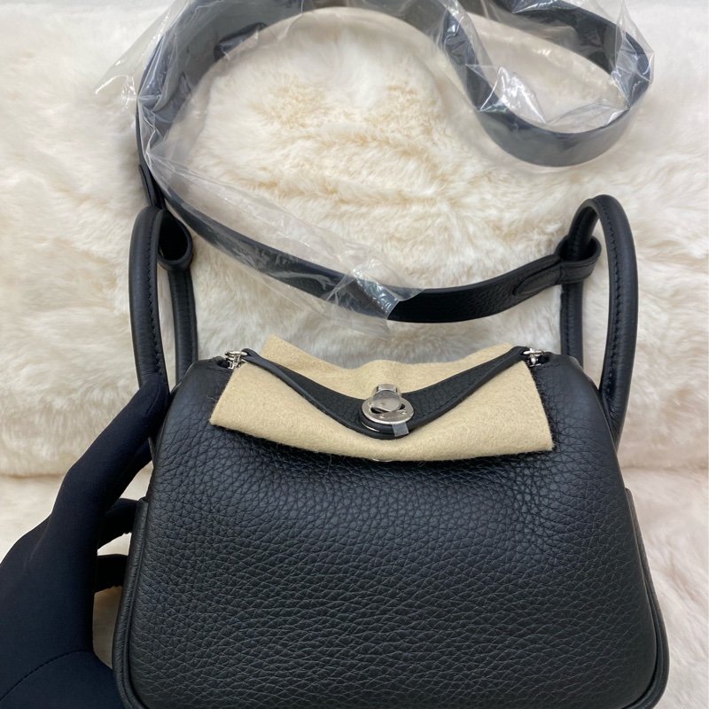 mini Lindy 黑、銀扣-7