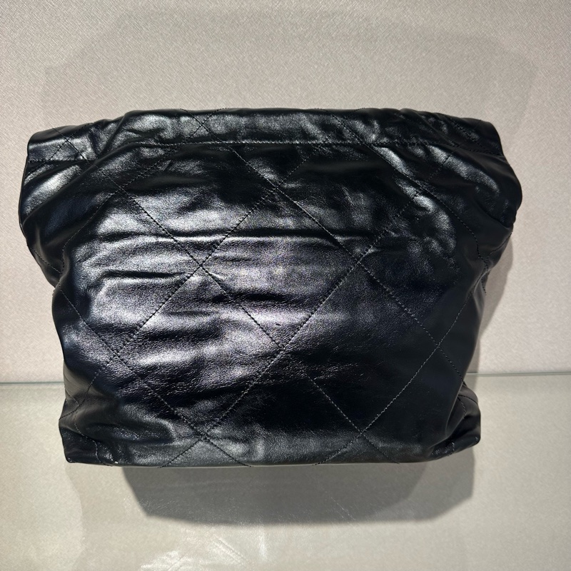 CHANEL香奈儿 22Bag 油蜡皮 托特包Tote包购物袋手提包单肩包-4