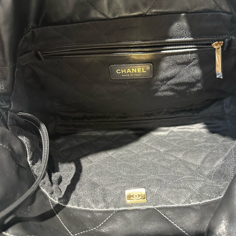 CHANEL香奈儿 22Bag 油蜡皮 托特包Tote包购物袋手提包单肩包-8