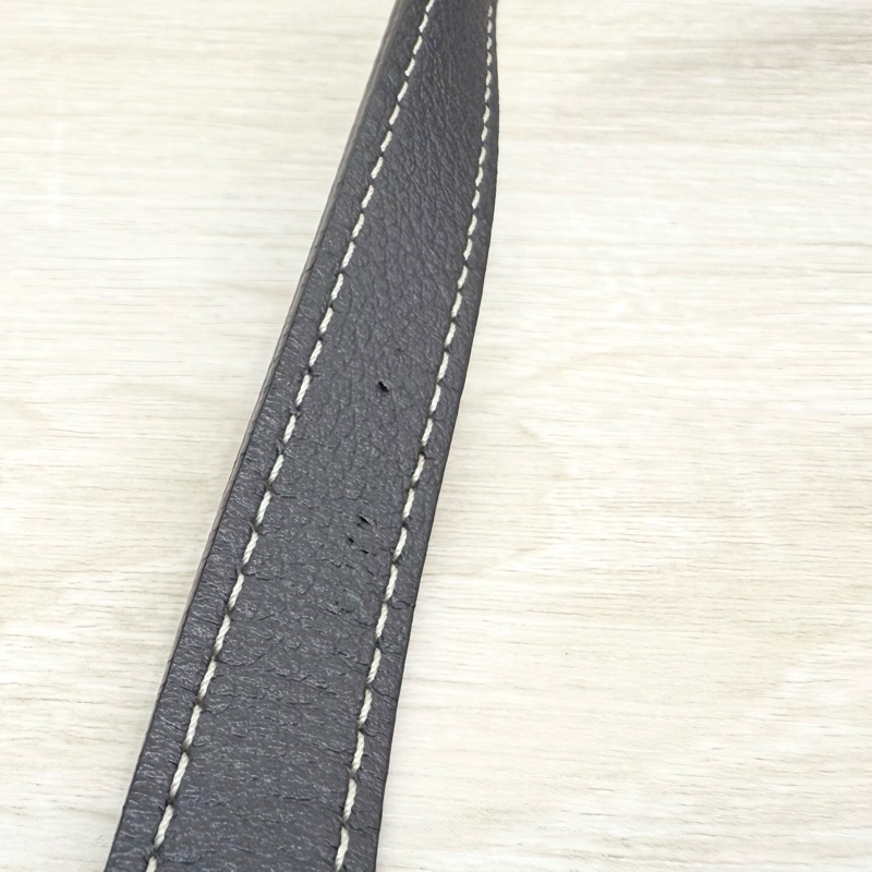 Goyard灰色Petit Flot經典塗料帆布束繩水桶包-13