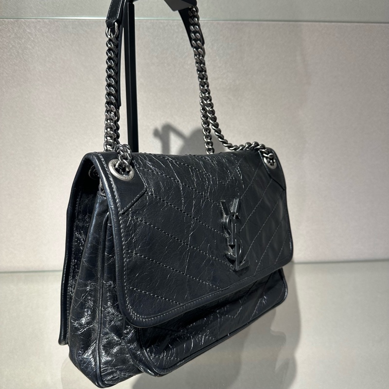 SAINT LAURENT圣罗兰 YSL Niki 黑标 斜挎包单肩包-1