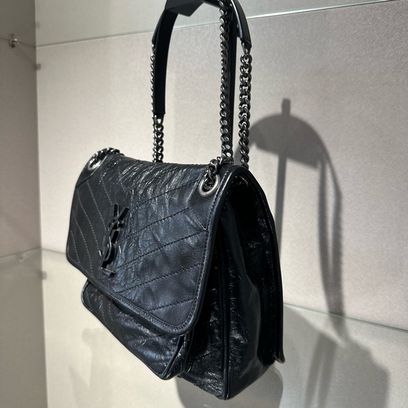 SAINT LAURENT圣罗兰 YSL Niki 黑标 斜挎包单肩包-2
