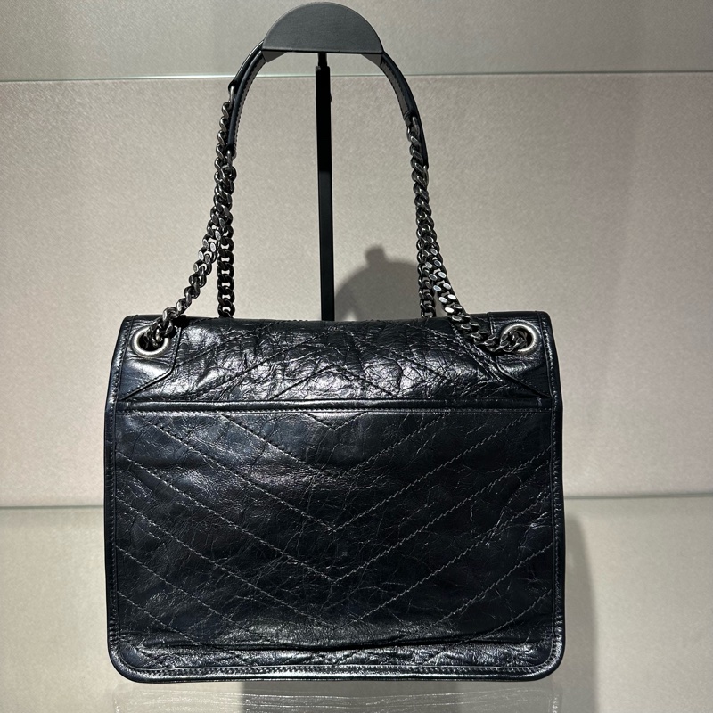 SAINT LAURENT圣罗兰 YSL Niki 黑标 斜挎包单肩包-3