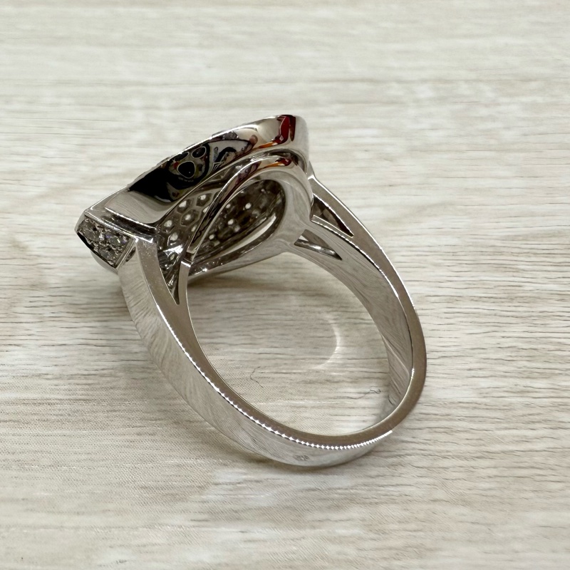 cartier Himalia白K金圓形滿鑽戒指N4192200-9