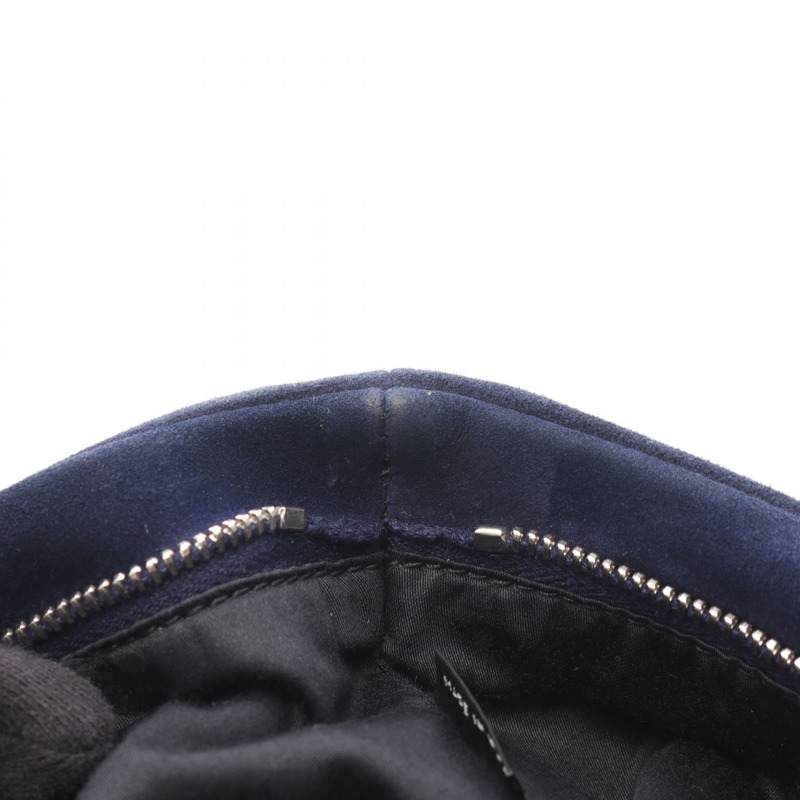 Miu Miu 女士單肩包 5BG011 麂皮海軍藍-4