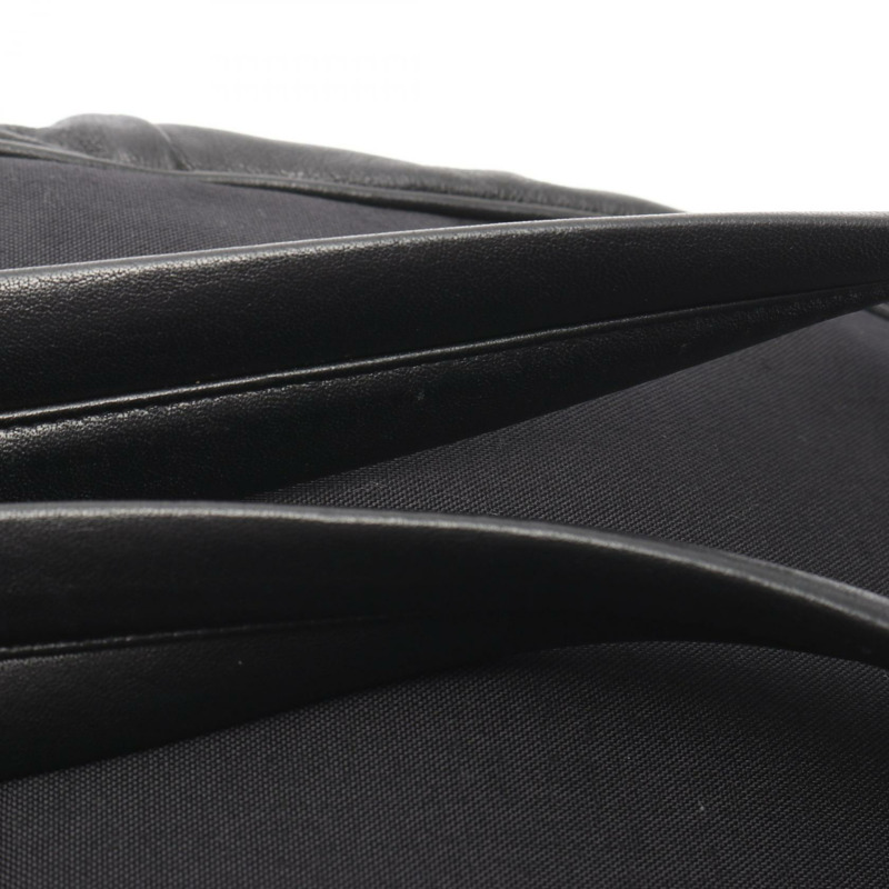 SAINT LAURENT PARIS 城市雙肩包 462807 皮革帆布 黑色 二手-5