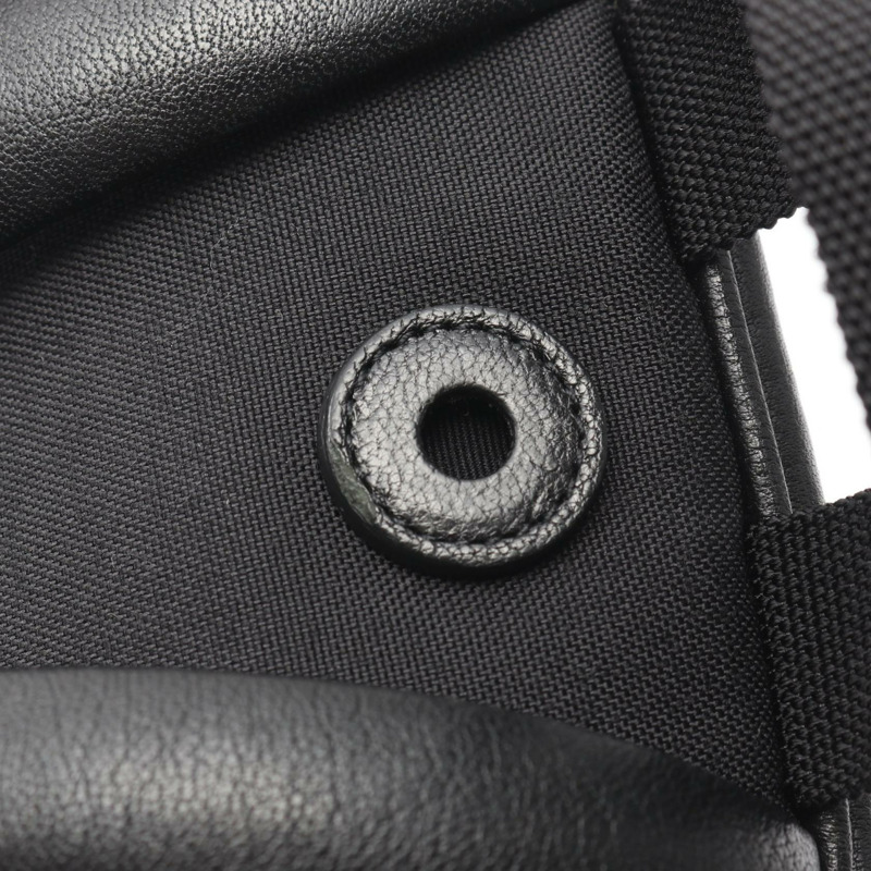 SAINT LAURENT PARIS 城市雙肩包 462807 皮革帆布 黑色 二手-8