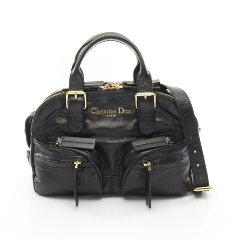 Christian Dior Grand Tour Bowling 斜背包 M6000UNQD_M900 皮革黑色