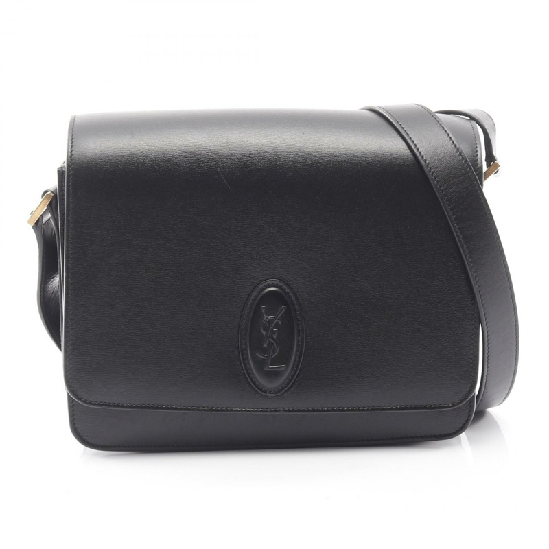 SAINT LAURENT PARIS LE61 手提斜背包/單肩包,黑色真皮,二手女款-0