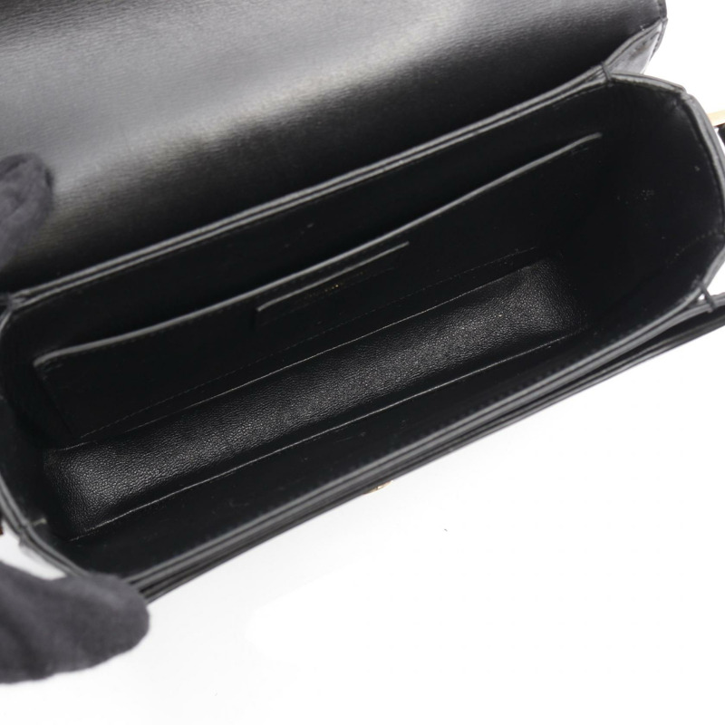 SAINT LAURENT PARIS LE61 手提斜背包/單肩包,黑色真皮,二手女款-2