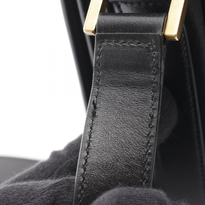 SAINT LAURENT PARIS LE61 手提斜背包/單肩包,黑色真皮,二手女款-7