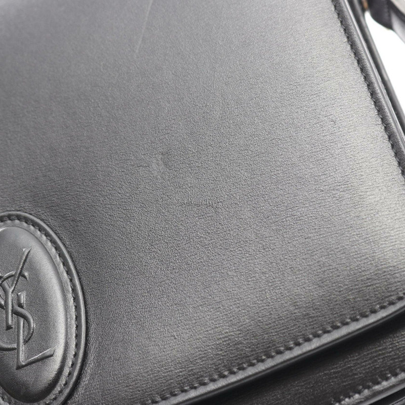 SAINT LAURENT PARIS LE61 手提斜背包/單肩包,黑色真皮,二手女款-10