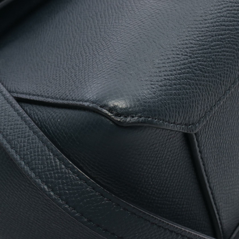 CELINE BELT 腰包斜背包 MICRO 超迷你手提包 F-LM-1199 皮革 海軍藍 二手-4