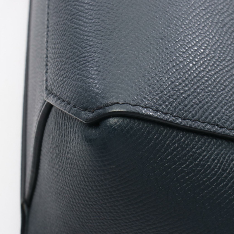 CELINE BELT 腰包斜背包 MICRO 超迷你手提包 F-LM-1199 皮革 海軍藍 二手-6