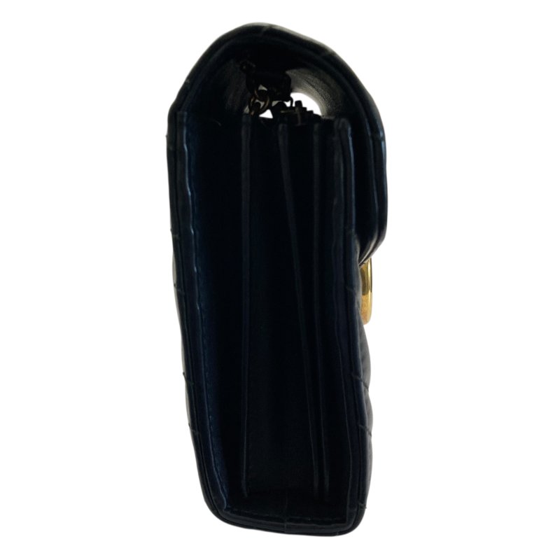 GUCCI 古馳 474575 GG Marmont Matelassé 肩背包 羊皮 黑色 金釦-3