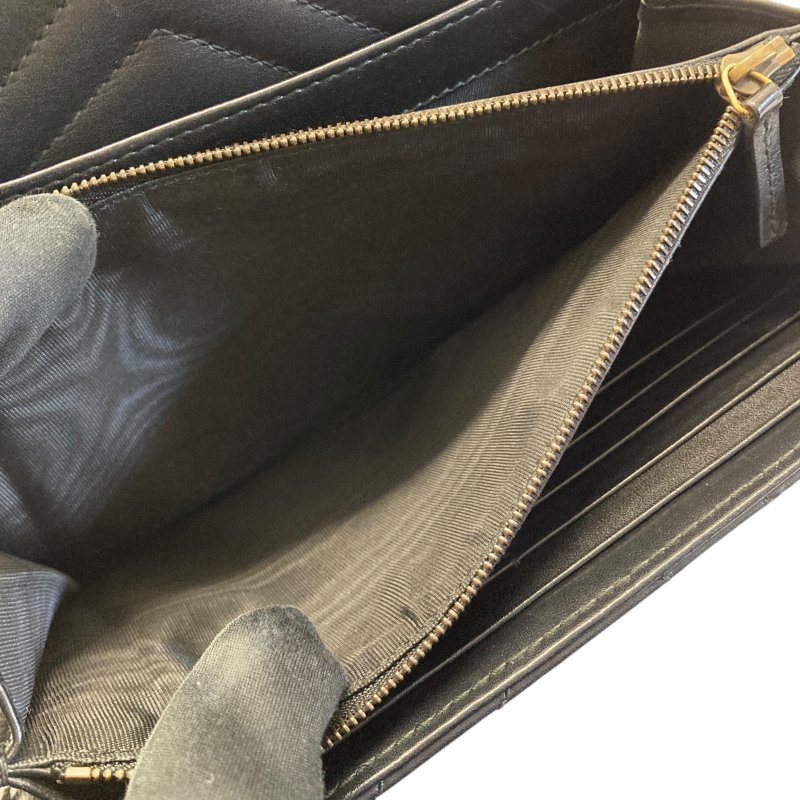 GUCCI 古馳 474575 GG Marmont Matelassé 肩背包 羊皮 黑色 金釦-7