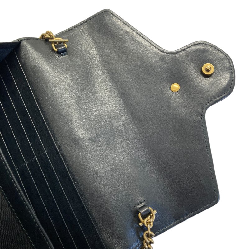 GUCCI 古馳 474575 GG Marmont Matelassé 肩背包 羊皮 黑色 金釦-8