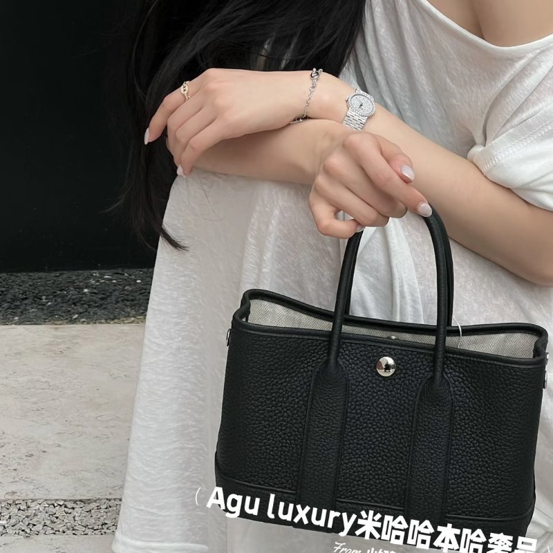 HERMES Mini garden party - 黑 K-9