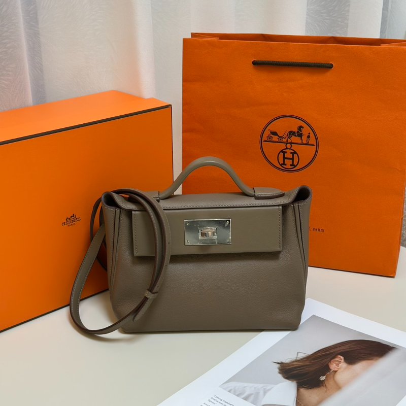 HERMES Mini 24/24 - 灰銀 B-0