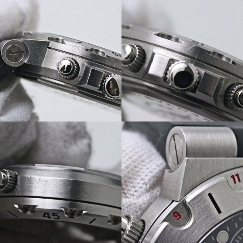 寶格麗 Diagono Scuba GMT 日期腕錶 SD38SVDGMT SD38SGMT 男士不鏽鋼橡膠錶帶 40186-5