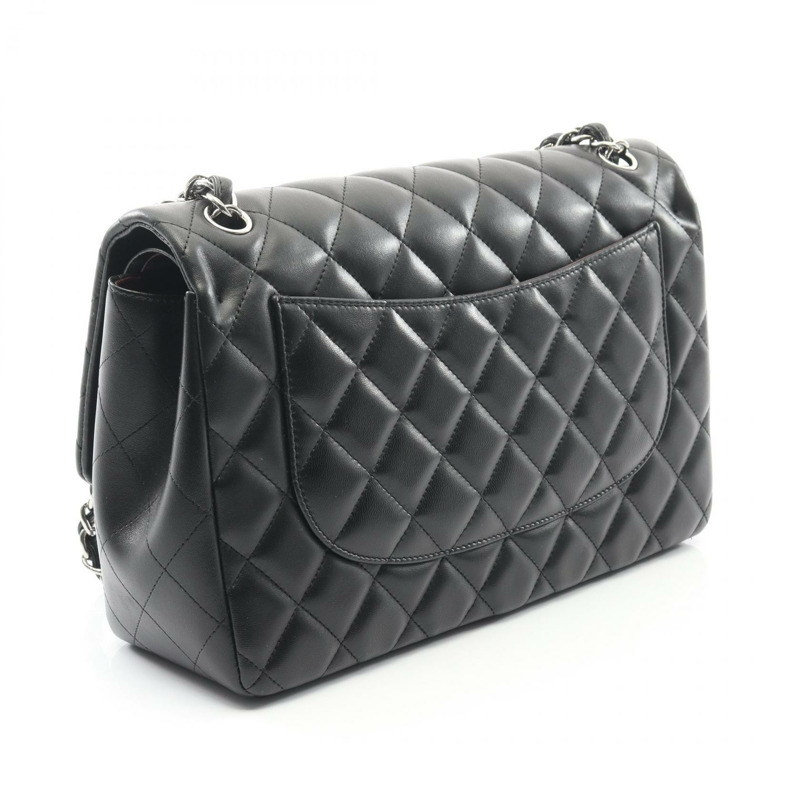 香奈兒 Jumbo Matelasse 30 經典肩背包 A58600 羊皮 黑色 二手 CC-1