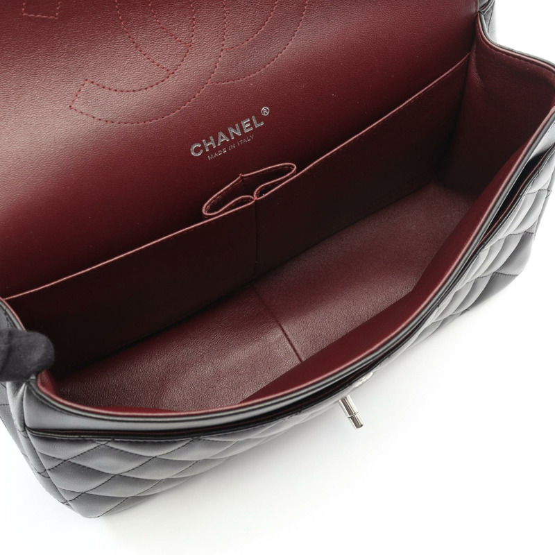 香奈兒 Jumbo Matelasse 30 經典肩背包 A58600 羊皮 黑色 二手 CC-2