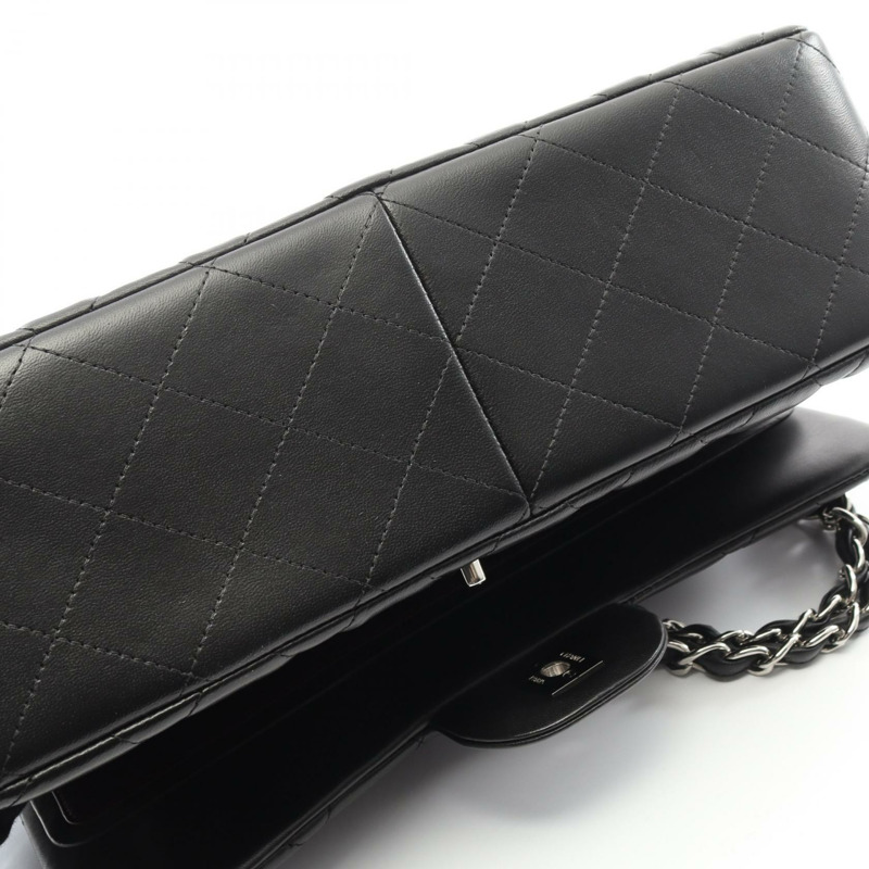 香奈兒 Jumbo Matelasse 30 經典肩背包 A58600 羊皮 黑色 二手 CC-9