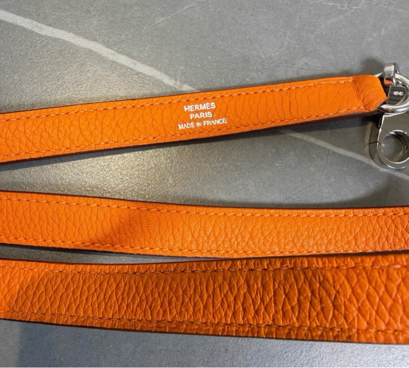 98新️Hermes/愛馬仕Bolide保齡球包31橘色框M-5