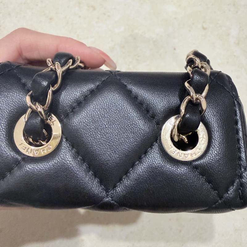 Chanel 香奈兒-經典口蓋鏈帶手機包 (Classic Flap Phone Holder)-7