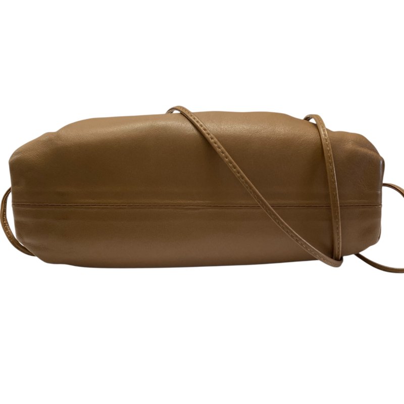 BOTTEGA VENETA 寶緹嘉 THE POUCH 肩背包 小牛皮 焦糖色 金釦-4