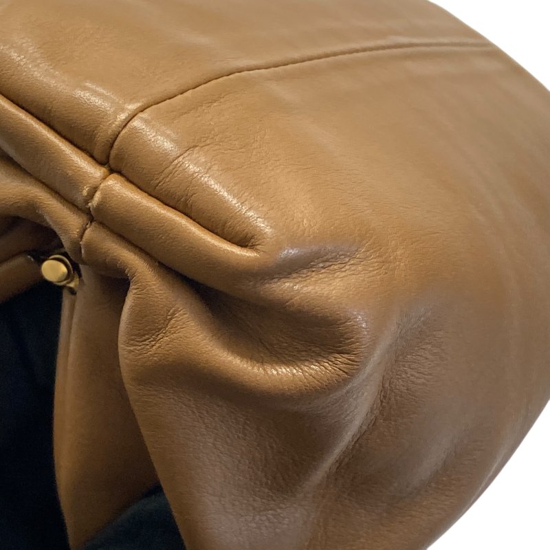 BOTTEGA VENETA 寶緹嘉 THE POUCH 肩背包 小牛皮 焦糖色 金釦-13