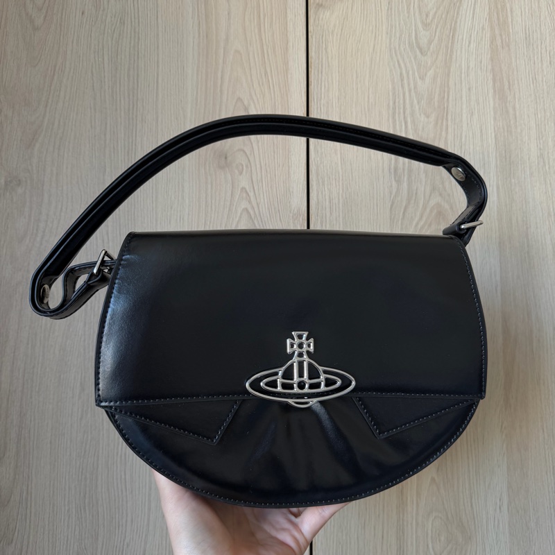 Vivian Westwood SADIE SHOULDER BAG/Black-1