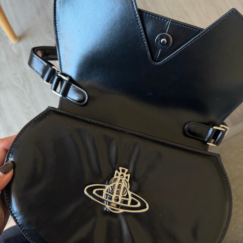 Vivian Westwood SADIE SHOULDER BAG/Black-6