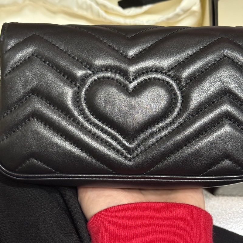 GUCCI Marmont Supermini 16cm 黑色-9