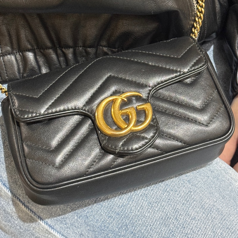 GUCCI Marmont Supermini 16cm 黑色-16