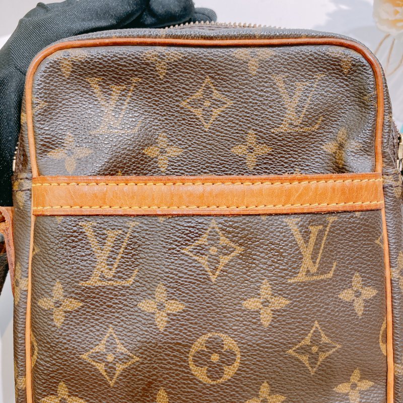 TW4576 Louis Vuitton 路易威登 經典Logo 復古 肩背包 Vintage Monogram Dunoe Shoulder Bag-10