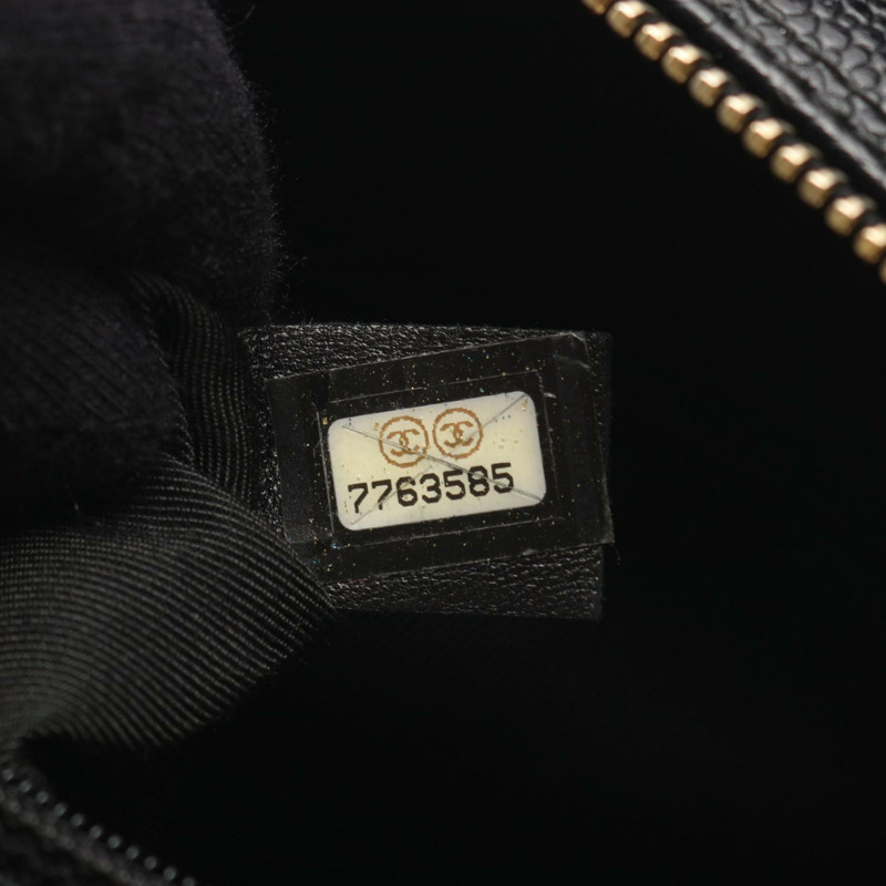 香奈兒 (CHANEL) Matelasse 手提鏈條單肩背包,黑色,小牛皮材質,二手,金色五金-4