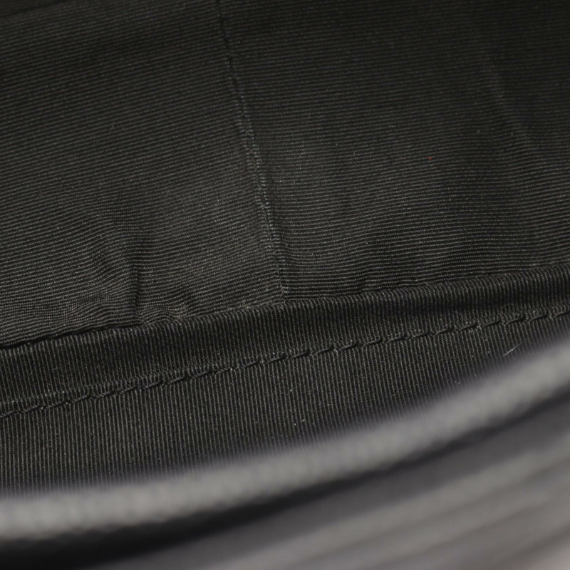 香奈兒 (CHANEL) Matelasse 手提鏈條單肩背包,黑色,小牛皮材質,二手,金色五金-5