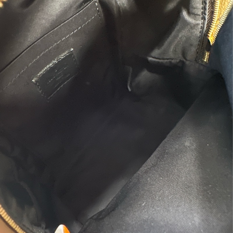 LV 雙色原花金釦Palm springs Mini小書包 M44873-8