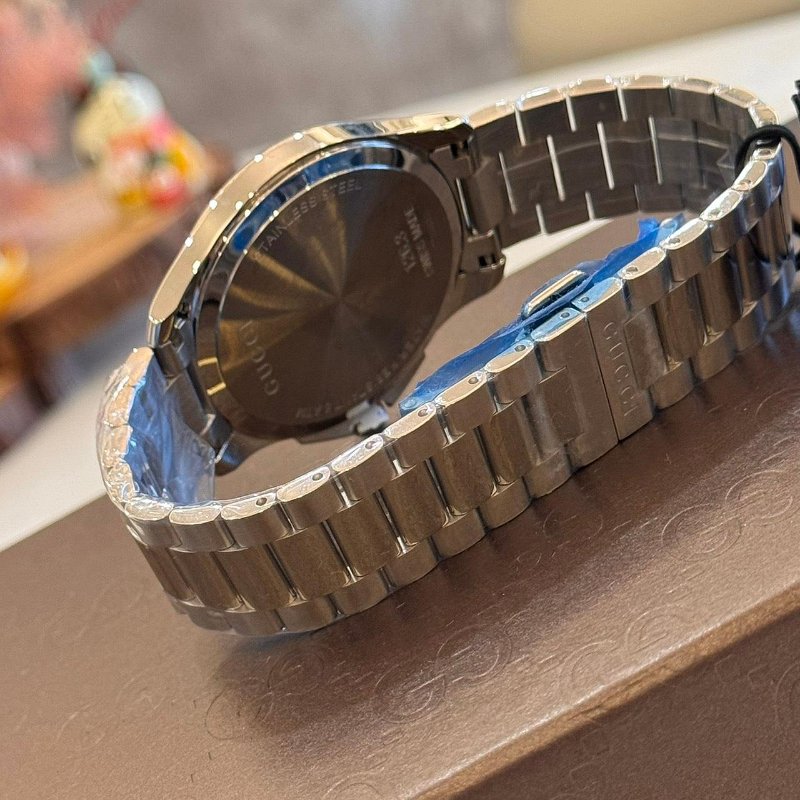 *SHIHNA名牌精品* Gucci G-Timeless 棕色錶盤男士腕錶-4