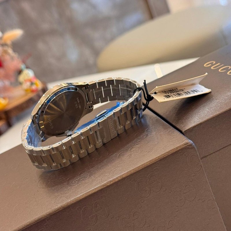 *SHIHNA名牌精品* Gucci G-Timeless 棕色錶盤男士腕錶-5