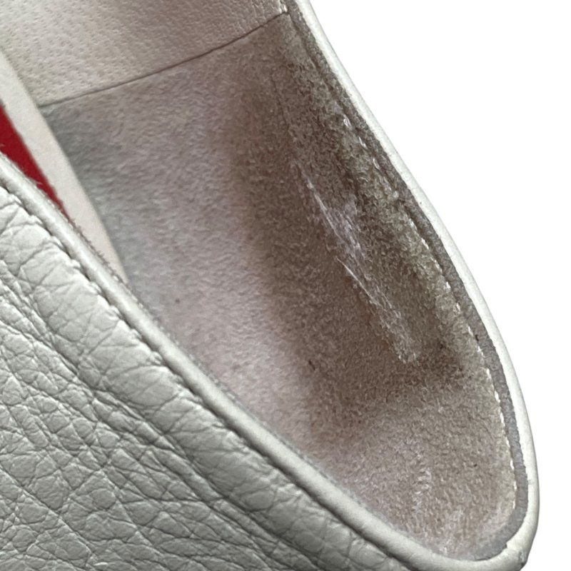 SALVATORE FERRAGAMO 菲拉格慕 6號半 跟鞋 牛皮 紅白 撞色-9