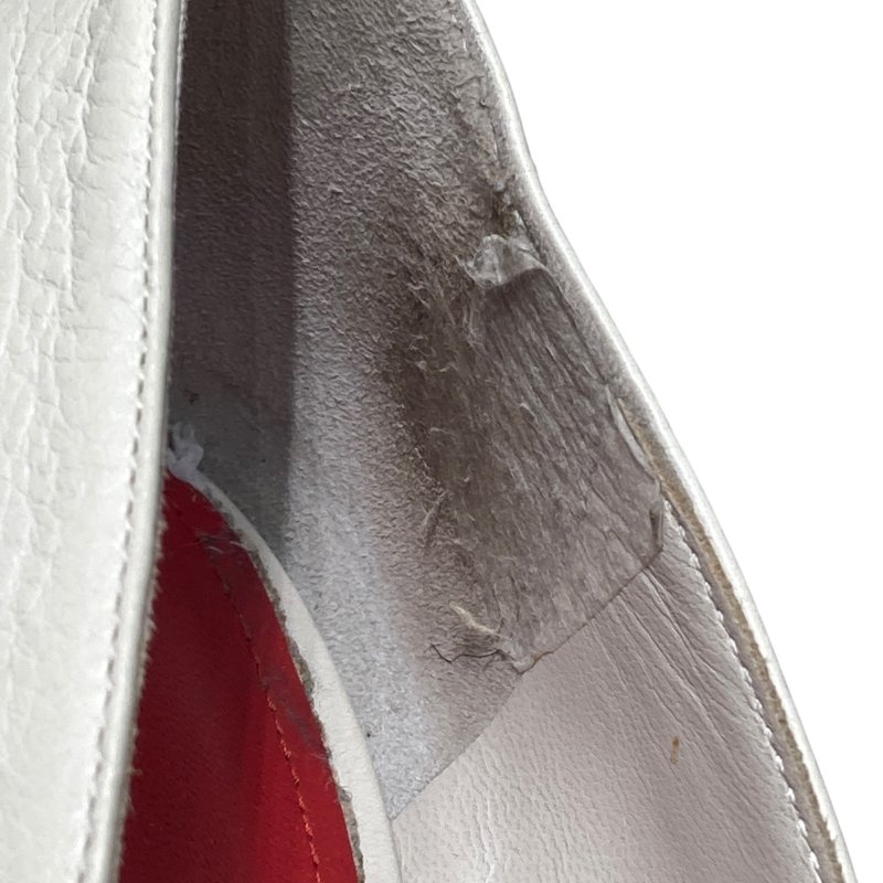 SALVATORE FERRAGAMO 菲拉格慕 6號半 跟鞋 牛皮 紅白 撞色-10