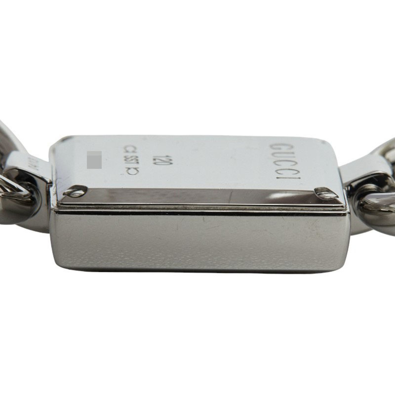 Gucci Tornavoni 120 石英腕錶,黑色錶盤,不鏽鋼錶殼,女款-5