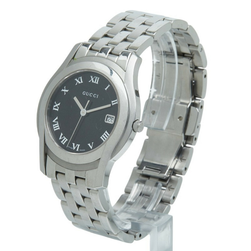 Gucci G-Class腕錶,5500公尺防水石英機芯,黑色錶盤,不鏽鋼錶殼,男款,GUCCI-1