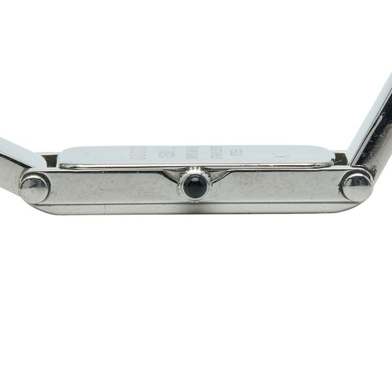 Gucci 女士石英手鐲腕錶 1500L 銀色錶盤不鏽鋼錶殼-4