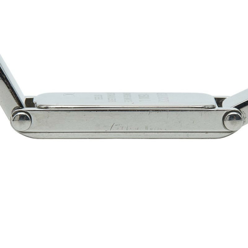 Gucci 女士石英手鐲腕錶 1500L 銀色錶盤不鏽鋼錶殼-5