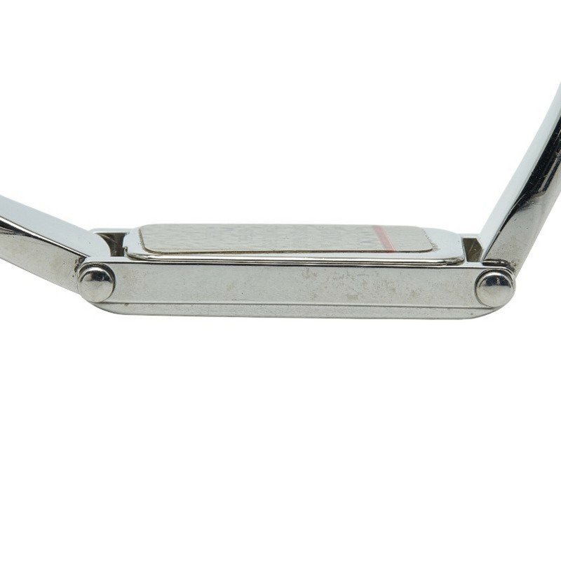 Gucci 女士石英手鐲腕錶 1500L 黑色錶盤 不鏽鋼錶殼-5